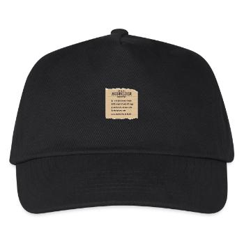 Ausbilder Spruch - Kinder Basecap - Schwarz - Vorne
