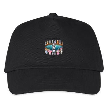 pond scum posse - Kids’ Baseball Cap - black - Front