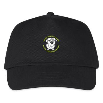 Jeder Hund ist klasse - Bulldog - Kinder Basecap - Schwarz - Vorne