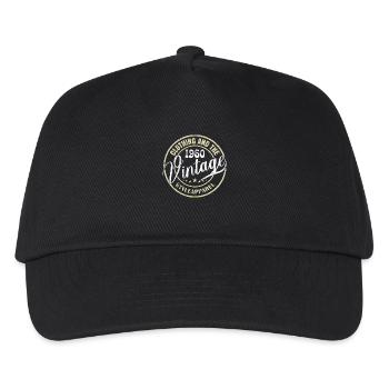 Vintage 1950's Birthday Gift 1950's Retro 1950's - Kids’ Baseball Cap - black - Front