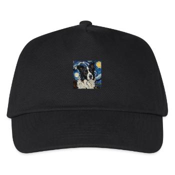Border Collie - Kids’ Baseball Cap - black - Front