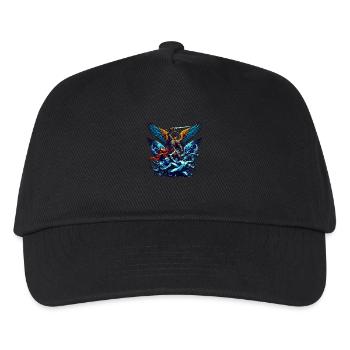 Archange Saint Religion Dieu Ange Foi Michael - Casquette de baseball Enfant - noir - Devant