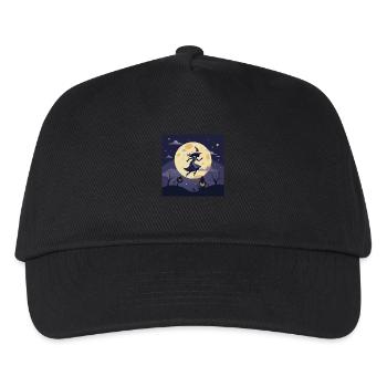 Sorcière au clair de lune magique - Casquette de baseball Enfant - noir - Devant