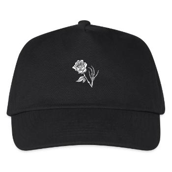 Blooming Skeleton Hand - Kids’ Baseball Cap - black - Front