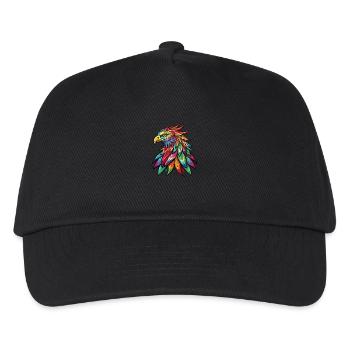 Colorful Eagle - Kids’ Baseball Cap - black - Front
