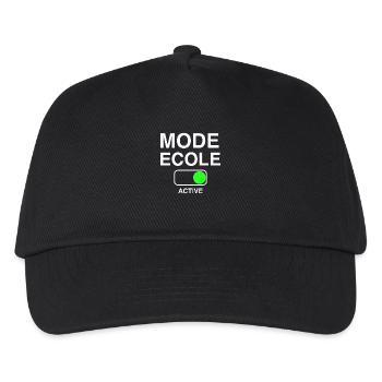 SCHOOL BACK TO SCHOOL FUNNY GIFT - Kids’ Baseball Cap - black - Front