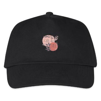 Love & Smile - Kids’ Baseball Cap - black - Front