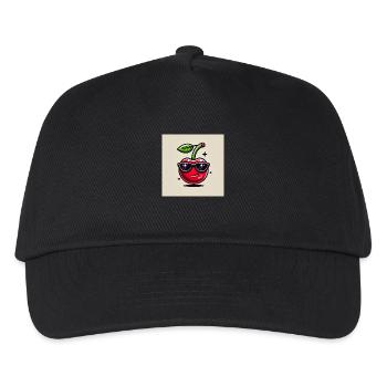Kirsch - Kinder Basecap - Schwarz - Vorne