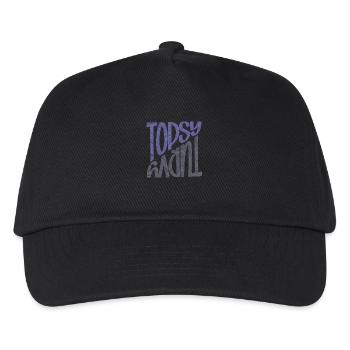 Topsy Turvy - Kids’ Baseball Cap - black - Front