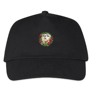 What the Duck - Kids’ Baseball Cap - black - Front