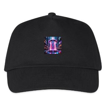 Gateway to the future - Kids’ Baseball Cap - black - Front