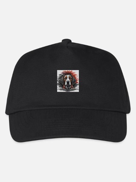 "The Majestic Dog" - Kinder Basecap - Schwarz