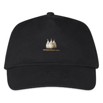 Knoblauch Freunde - Kinder Basecap - Schwarz - Vorne