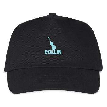 Collin als Bratsche - Kinder Basecap - Schwarz - Vorne