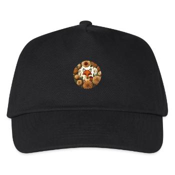 Red Fox - Kids’ Baseball Cap - black - Front