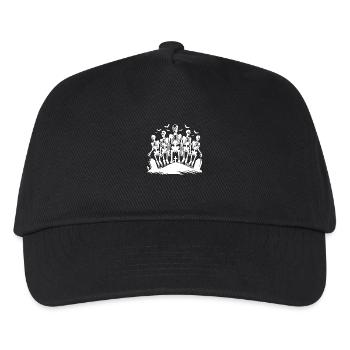 Spooky Skeletons Halloween Cemetery Party - Kids’ Baseball Cap - black - Front