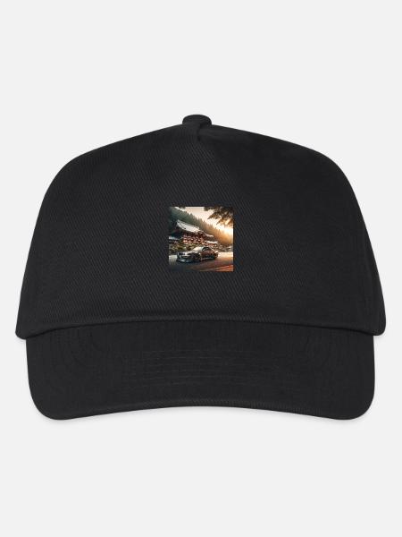 JDM Temple - Kids’ Baseball Cap - black