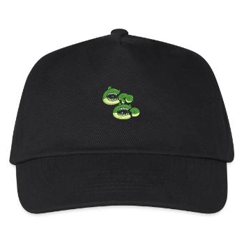 Hungry croc - Kids’ Baseball Cap - black - Front