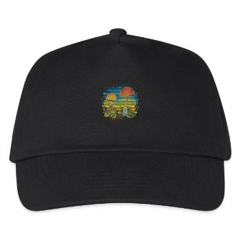 Pilze - Kinder Basecap - Schwarz - Vorne