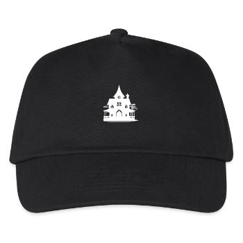Old abandoned Halloween haunted house - Kids’ Baseball Cap - black - Front