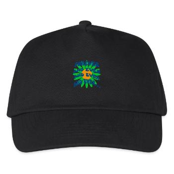 Hippie Flower forever - Kids’ Baseball Cap - black - Front