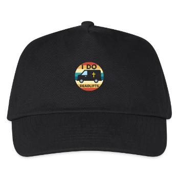 I Do Deadlifts Mortician Mortuary - Kids’ Baseball Cap - black - Front