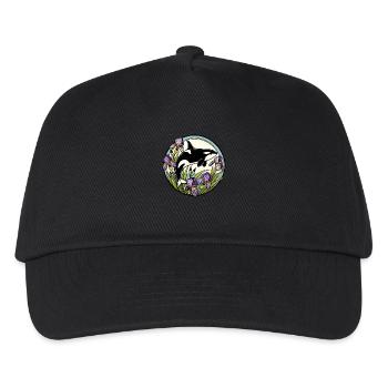 Schwertwal - Kinder Basecap - Schwarz - Vorne