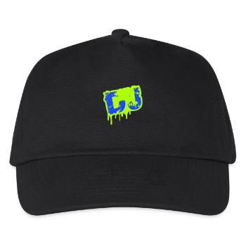 DJ Club Music Party Stamp Graffiti Drop Spray - Kids’ Baseball Cap - black - Front