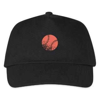 Baseball - Kinder Basecap - Schwarz - Vorne