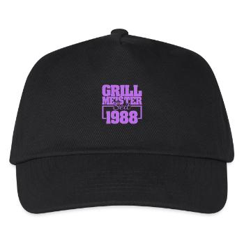 Grillen 1988 - Kinder Basecap - Schwarz - Vorne