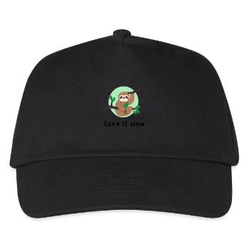 Take It Slow - Kids’ Baseball Cap - black - Front