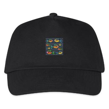 Fishes - Kids’ Baseball Cap - black - Front
