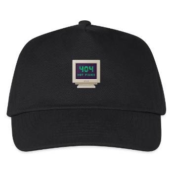 CRT Design - 404 Nicht gefunden - Kinder Basecap - Schwarz - Vorne