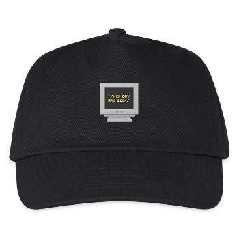 CRT Design - Dieser Kerl ist krank - Kinder Basecap - Schwarz - Vorne