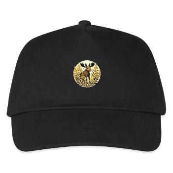 Moose - Kids’ Baseball Cap - black - Front
