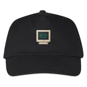 CRT Design - Ich bin kein Bug, ich bin ein Feature - Kinder Basecap - Schwarz - Vorne