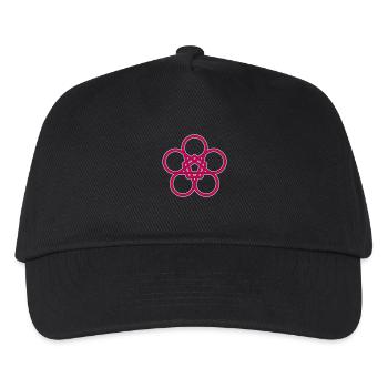 Pentagon and Circles - Kids’ Baseball Cap - black - Front