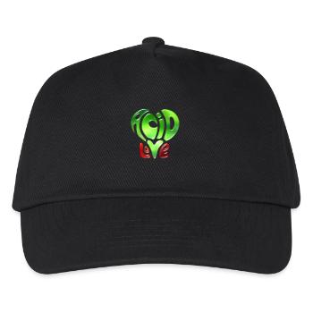 Acid Love Graphique - Casquette de baseball Enfant - noir - Devant