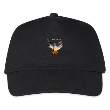 Adler Wildnis - Kinder Basecap - Schwarz - Vorne