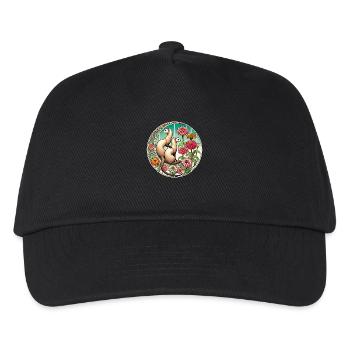Frettchen - Kinder Basecap - Schwarz - Vorne