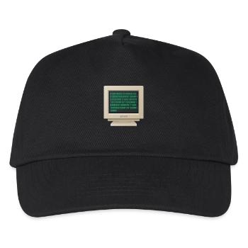 CRT - Binärer Code - Kinder Basecap - Schwarz - Vorne