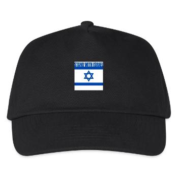 Stand with israel - Kinder Basecap - Schwarz - Vorne