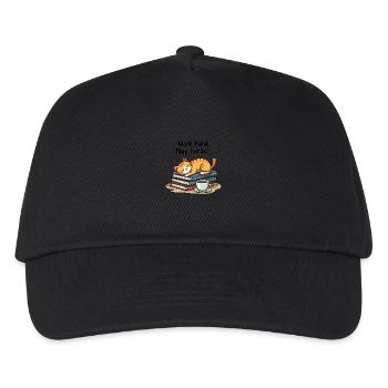 WORK HARD, NAP HARDER - Kids’ Baseball Cap - black - Front