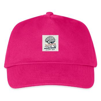 Mental Health Awareness - Kids’ Baseball Cap - fuchsia - Front