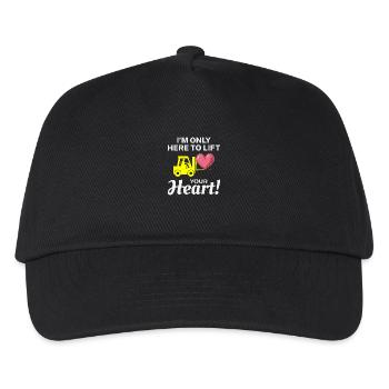 Forklift Operator Driver Valentine’s Day Funny - Kids’ Baseball Cap - black - Front