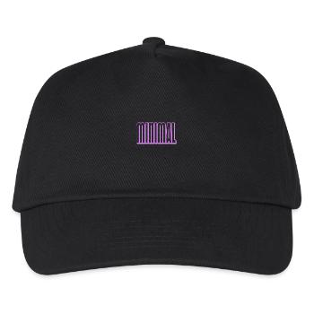 Minimal Purple - Kids’ Baseball Cap - black - Front