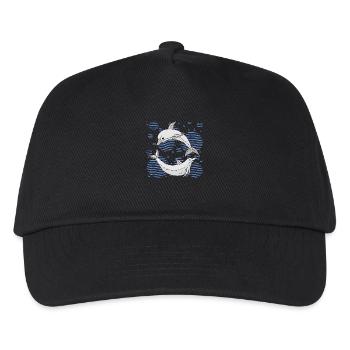 Delphine - Kinder Basecap - Schwarz - Vorne