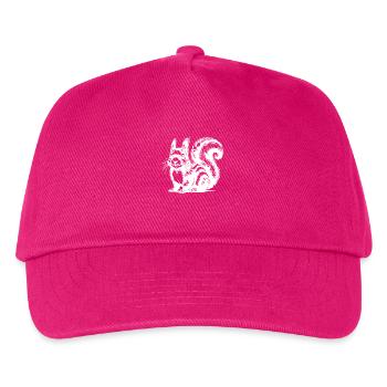Realistic Squirrel Tattoo Drawing - Kids’ Baseball Cap - fuchsia - Front