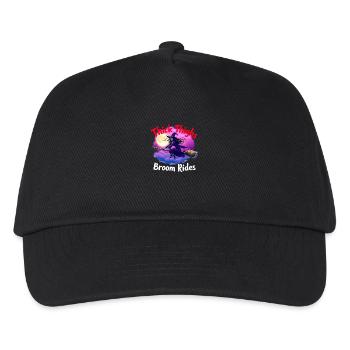 Halloween Witch Thick Thighs Broom Rides Fun - Kids’ Baseball Cap - black - Front