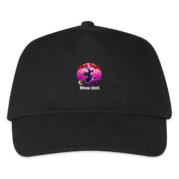 Thick Thighs Broom Rides Halloween Adventure - Kids’ Baseball Cap - black - Front
